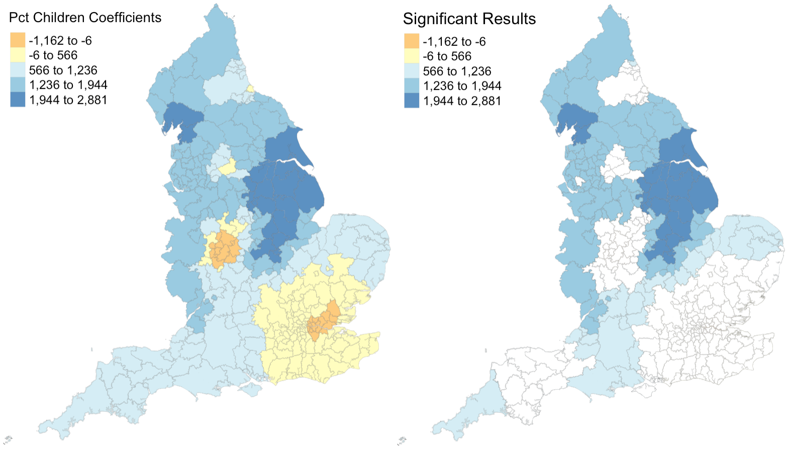 Results for Percent Children