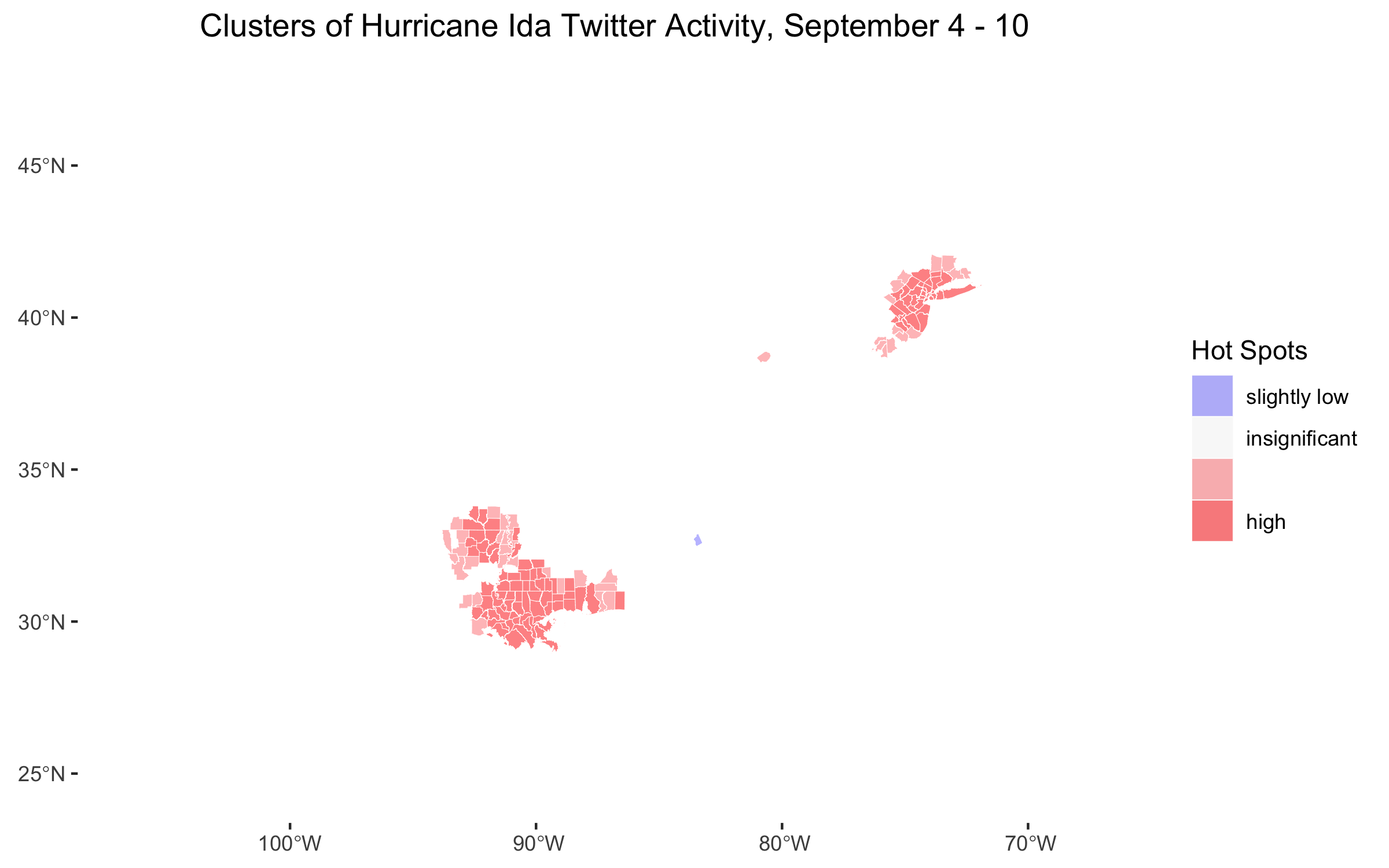 Tweet Hotspots September 4 - 10